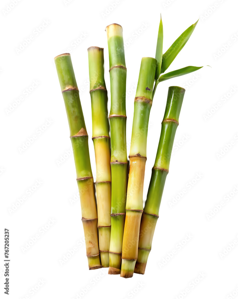 Obraz premium sugar cane stalk transparent background