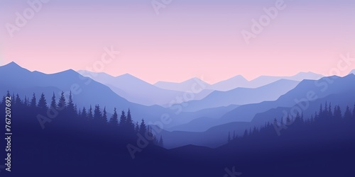 A tranquil evening gradient background, with soft lavender hues fading into deep indigo shades, creating a serene atmosphere for design inspiration.