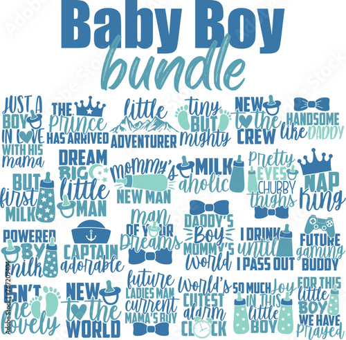 Baby Boy Vector Bundle