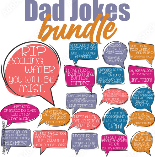 Dad Jokes Vector Bundle