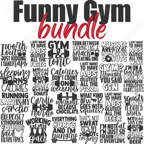 Funny Gym Vector Bundle