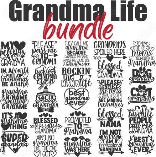Grandma Life Vector Bundle