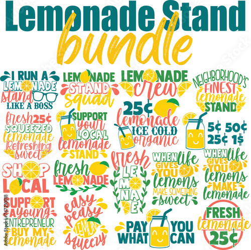Lemonade Stand Vector Bundle