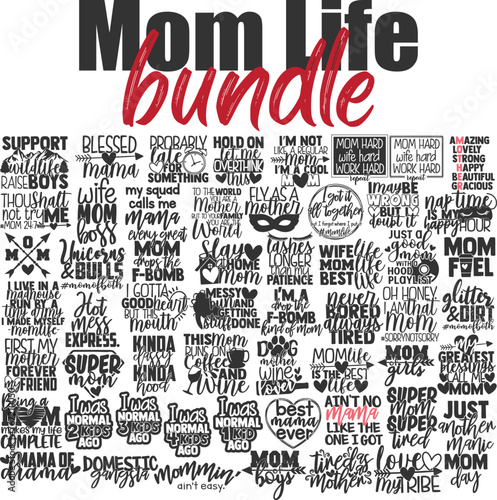 Mom Life Vector Bundle
