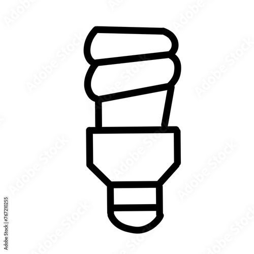 Lamp Related Vector Line Icon