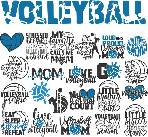 Volleyball Vector Bundle
