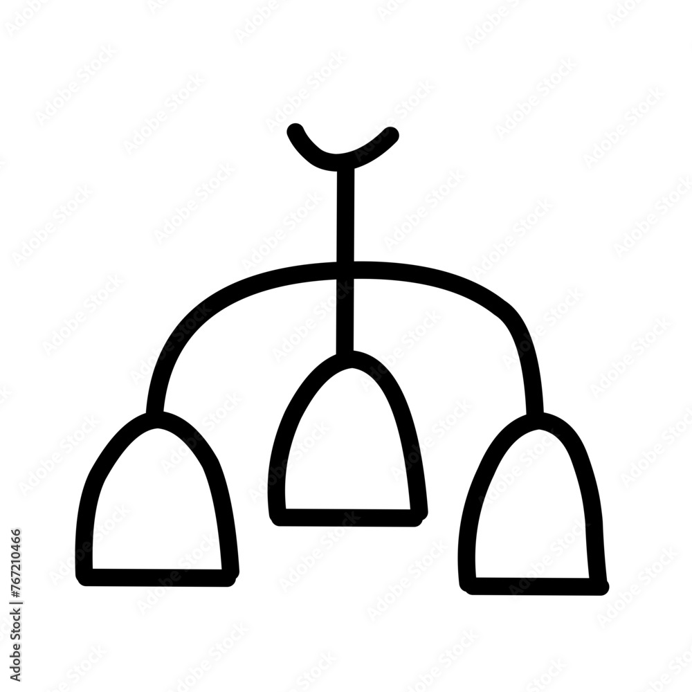 Lamp Related Vector Line Icon