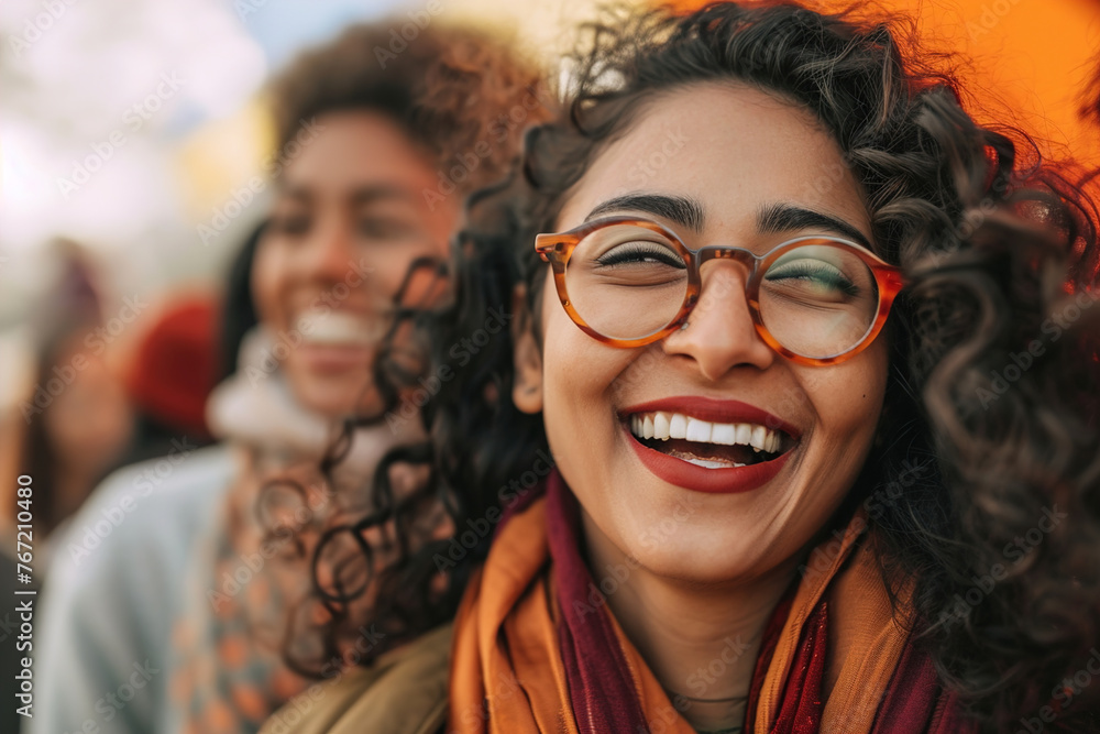 Smiling and laughing, positive emotional experiences. Smiling and laughing, positive emotional experiences.