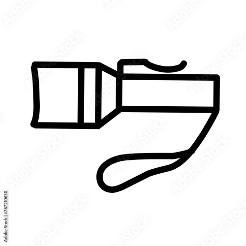 Lamp Related Vector Line Icon
