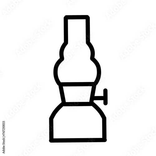 Lamp Related Vector Line Icon