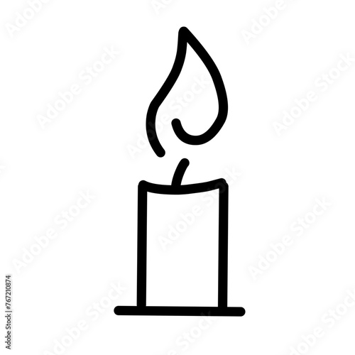 Lamp Related Vector Line Icon