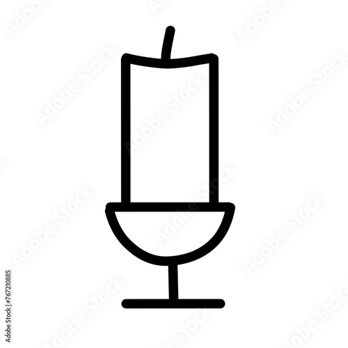 Lamp Related Vector Line Icon