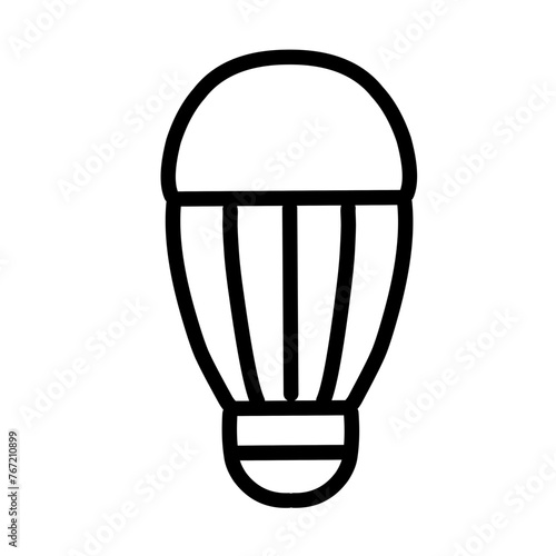 Lamp Related Vector Line Icon
