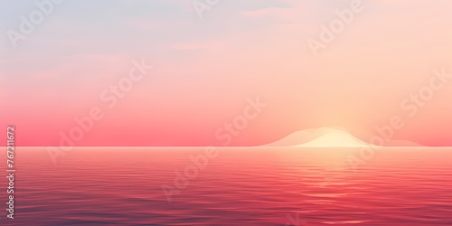 A serene sunrise gradient background  blending from gentle pink hues to deep coral shades  evoking a sense of renewal and energy.