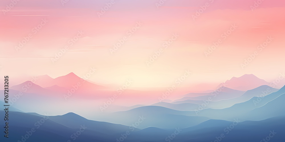A breathtaking gradient landscape, evolving from coral pinks to celestial blues, an ideal backdrop for graphic resources.