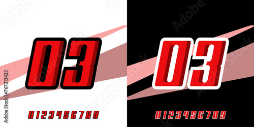 Effect number 03 racing design editable vector template, for racing, racing, sport, race, esports