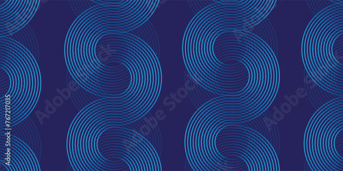 Create a bold look with a centric circle background featuring vector graphics of sound waves. eps10