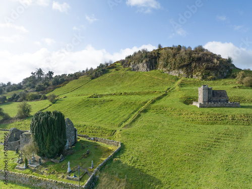 Anchorite Cell Chapel, fore, county westmeath, ireland photo