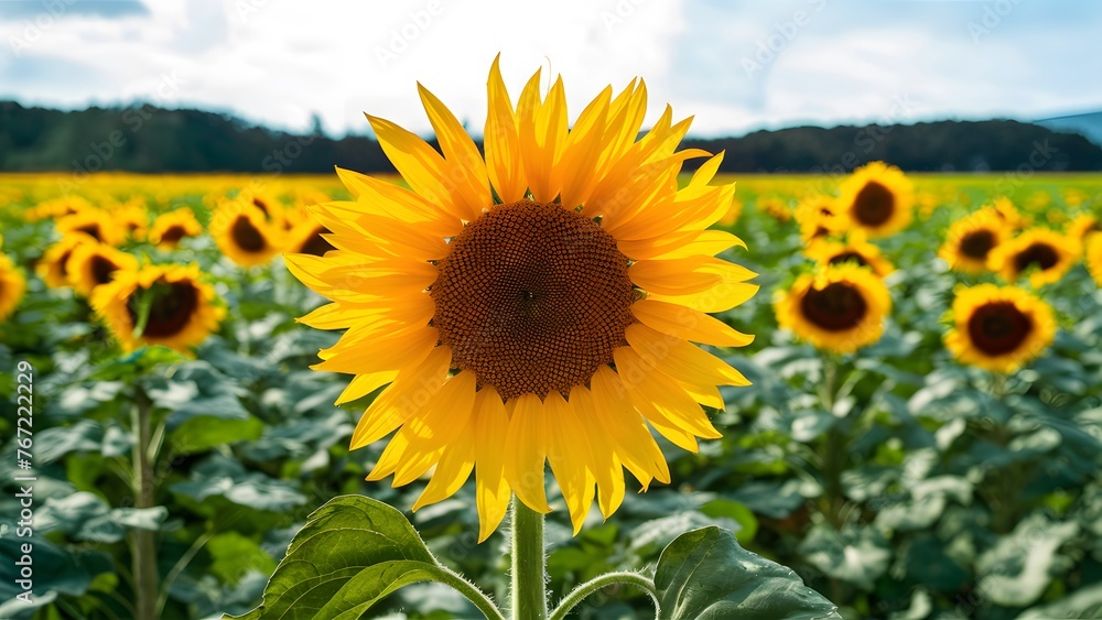 Sunflower image with transparency, perfect for greeting cards Sunflower image with transparency, perfect for greeting cards