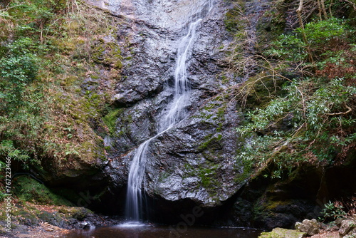 京都にある滝　琴滝の写真