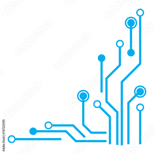 abstract blue background circuit cyber