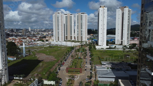 Vis  o a  rea da cidade de Mogi das Cruzes  S  o Paulo  Brasil
