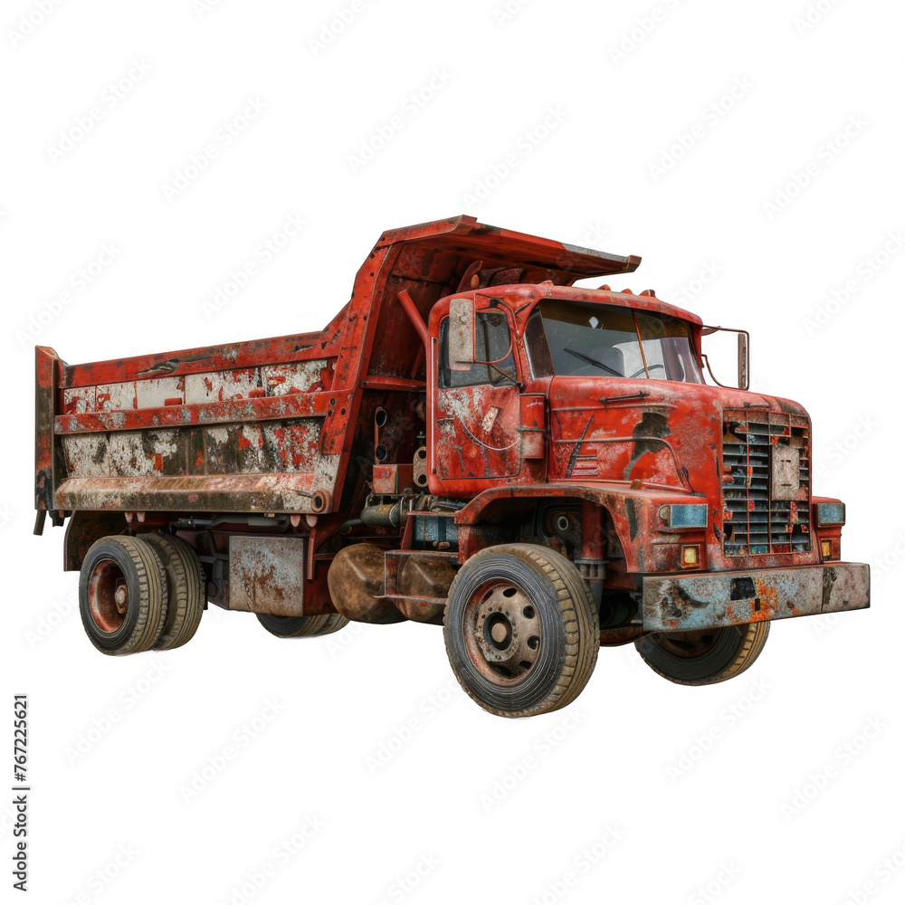 Garbage truck isolated on transparent background Garbage truck isolated on transparent background
