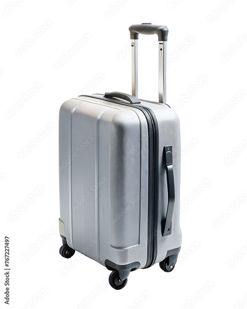 realistic suitcase in 3d render with transparent background realistic suitcase in 3d render with transparent background