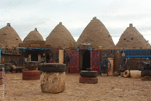 View of Harran Kümbet Houses from different angles.
Harran Şanlıurfa Türkiye photo