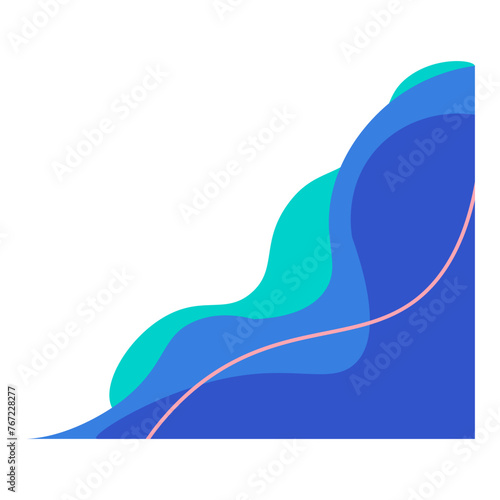abstract background curved