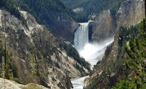 Lower Falls  Yellowstone  Wyoming  United States