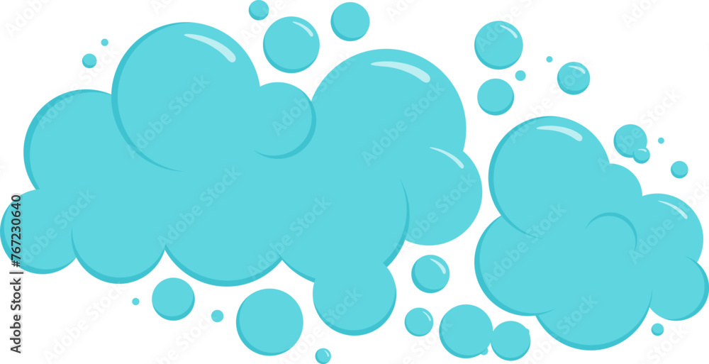 Cartoon cloud or bubble soap, foam vector icon, water ball, bath shampoo suds. Wash, laundry, clean underwater isolated on white background. Soda, carbonated fun illustration Cartoon cloud or bubble soap, foam vector icon, water ball, bath shampoo suds. Wash, laundry, clean underwater isolated on white background. Soda, carbonated fun illustration