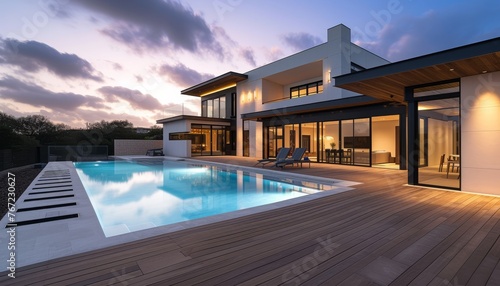Luxury Modern Home with Backyard Swimming Pool - Lifestyle © Eitan Baron