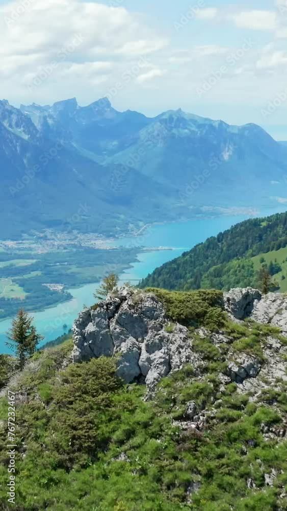 Aerial view of beautiful Switzerland landscape Aerial view of beautiful Switzerland landscape