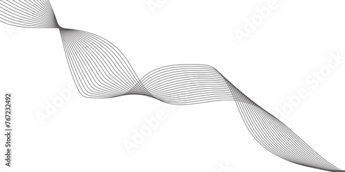 Abstract wave element for design. Stylized line art background. Vector illustration. business lines white wave element for design. Stylized line art background. © Shahadath
