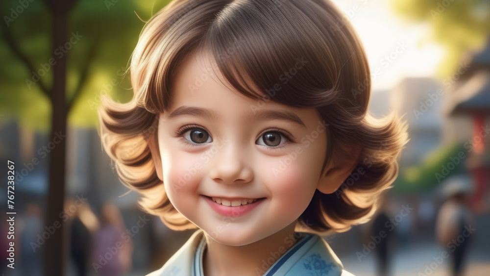 Cute happy asian child portrait. Little chinese kid boy smile on rustic sunny ethnic background in Natural light. Cute happy asian child portrait. Little chinese kid boy smile on rustic sunny ethnic background in Natural light.