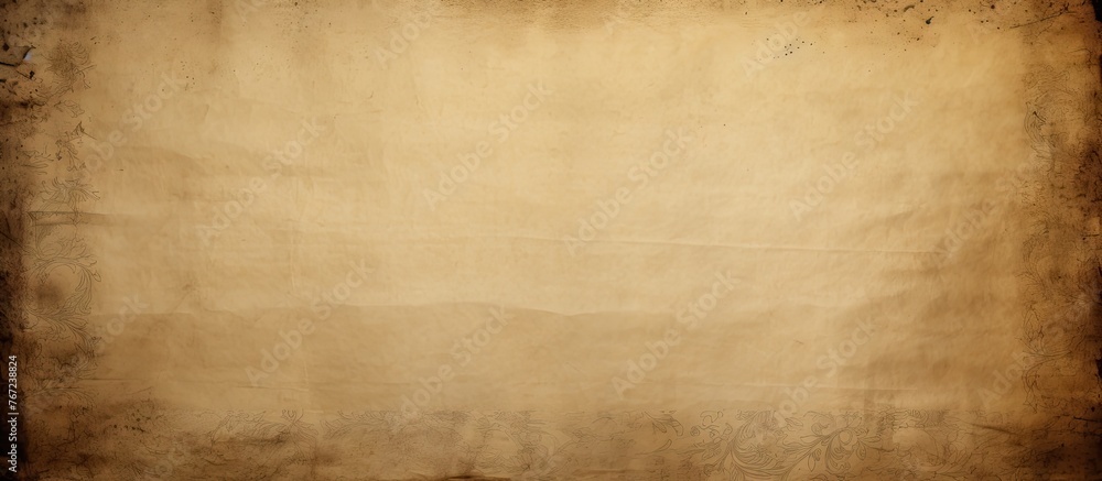 Fototapeta premium A very old and faded paper