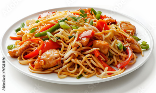 Satisfying Meal: Delicious Wok Noodles for Lunch