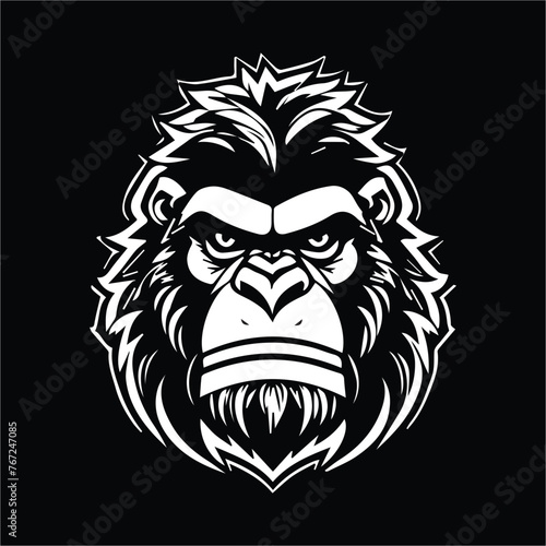  Gorilla illustration