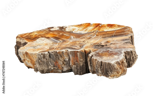 Petrified Timber Gleam isolated on transparent Background