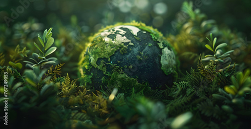 Earth day template design super realistic for stock commercial
