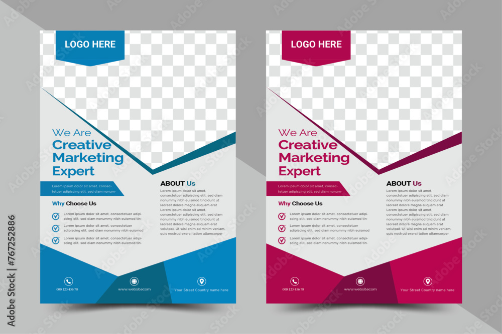 Corporate business flyer template design set with blue, and red color. marketing, business proposal, promotion, advertise, publication,, cover page. new digital marketing flyer set. Corporate business flyer template design set with blue, and red color. marketing, business proposal, promotion, advertise, publication,, cover page. new digital marketing flyer set.