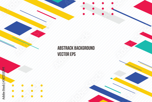 Vector background illustration modern design Premium