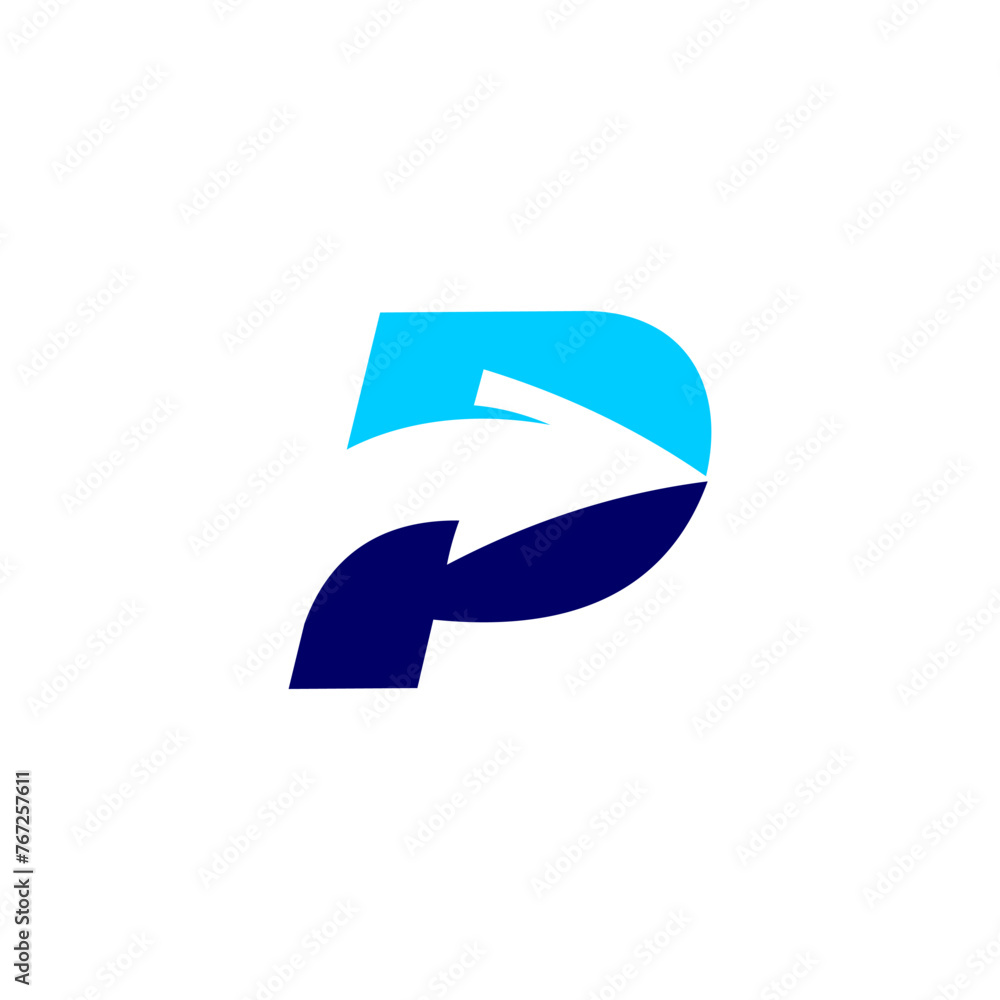 letter P arrow logo design vector,editable eps 10 letter P arrow logo design vector,editable eps 10