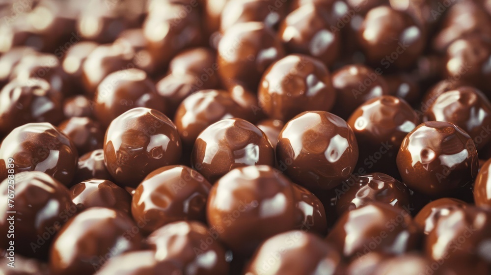 Group of milk chocolate tasty candies Group of milk chocolate tasty candies