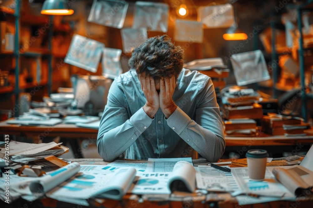 Fototapeta premium stress a mental health disorder professional photography