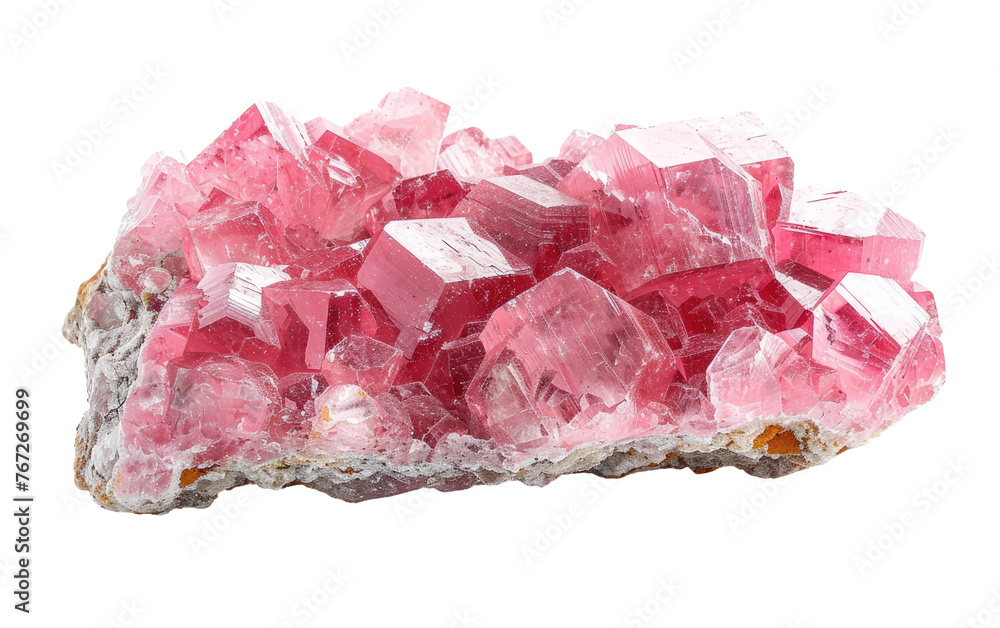 Obraz premium Rhodochrosite: Sparkling Gem of Beauty isolated on transparent Background