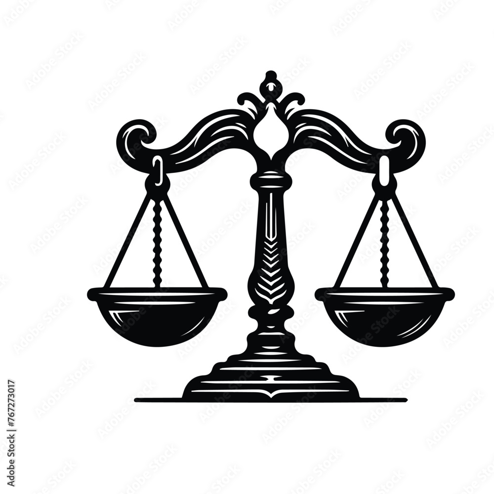 Justice scales icon Justice scales icon