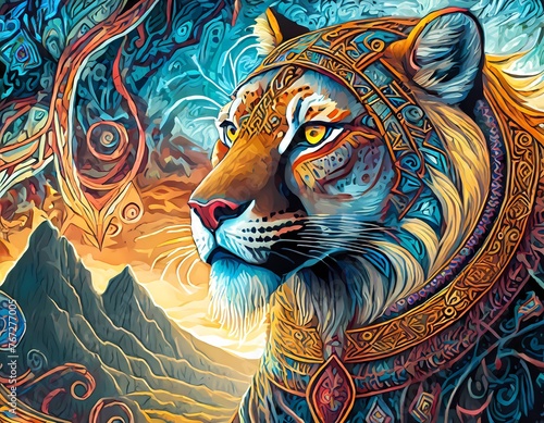 animal  spirit  shamanism  personal  companion  animal form  loyal  personal companion  loyal companion  tiger  panther  puma
