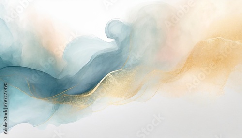 blue smoke on a white background
